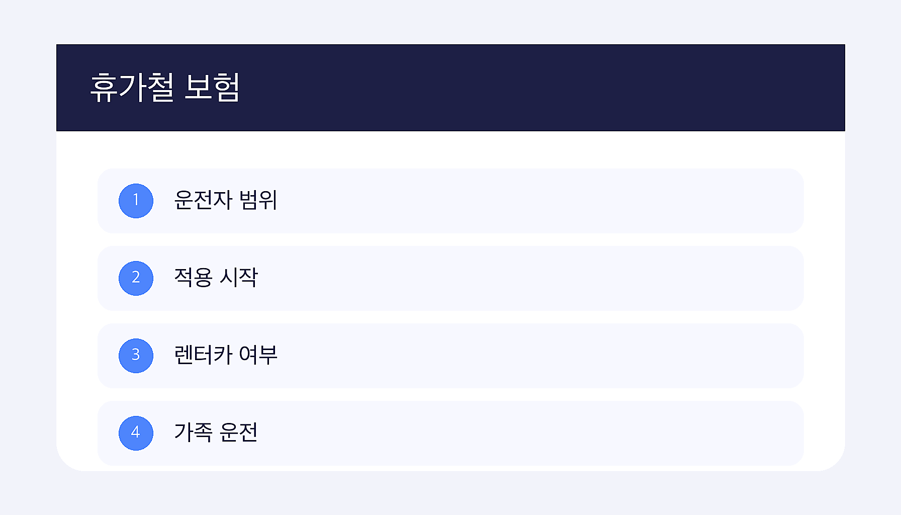 자동차보험 단기운전자확대특약 휴가철 2026 체크