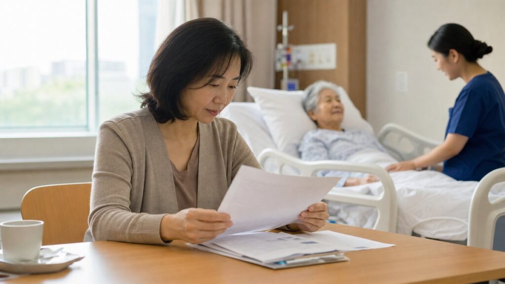 요양병원 간병비 급여화 간병인보험 대표 이미지