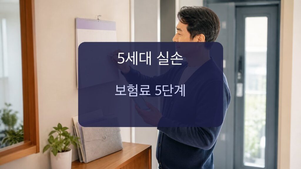 5세대 실손 비급여 보험료 5단계 할인 할증 기준 대표 이미지